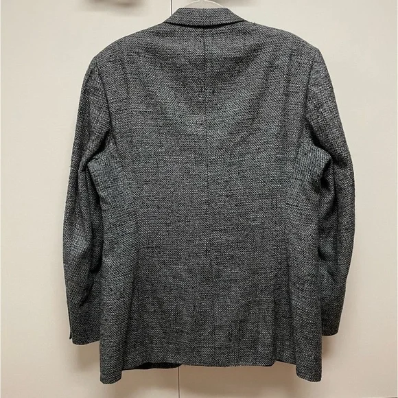 Christian Dior Men’s Tweed Blazer light blue, cream, black Tailored Vintage - Picture 2 of 16